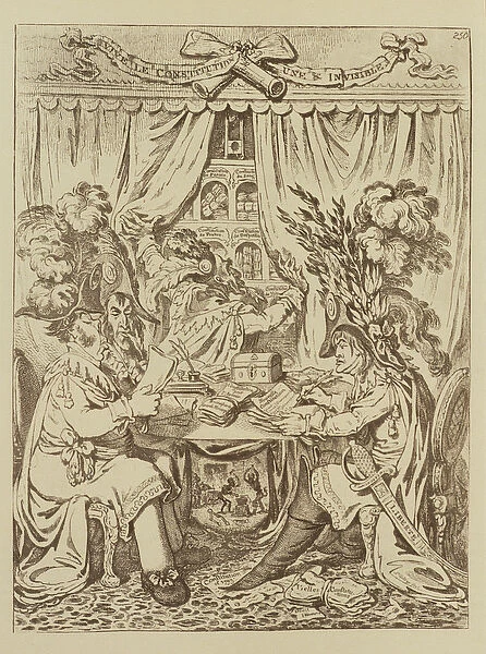 The French Consular Triumvirate, 1800 (engraving)