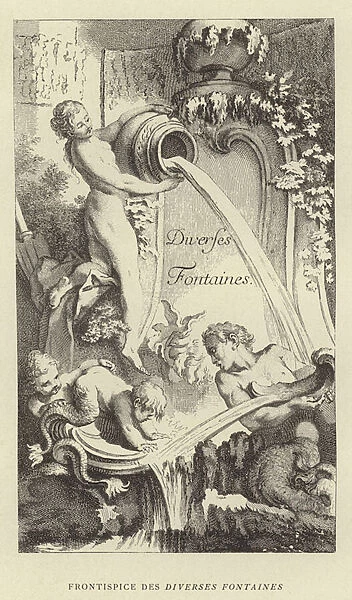 Frontispice des Diverses Fontaines (engraving)