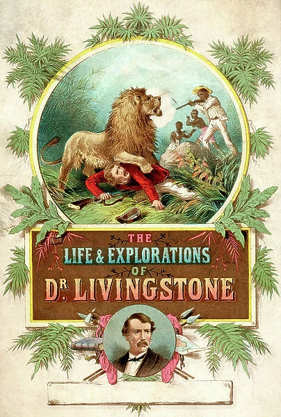 Frontispiece to The Life and Explorations of Dr. Livingstone published c.1875