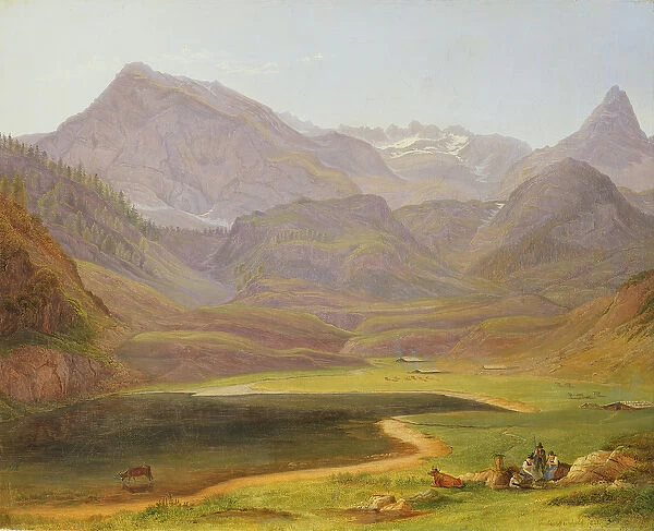The Funtensee, 1841 (oil on canvas)