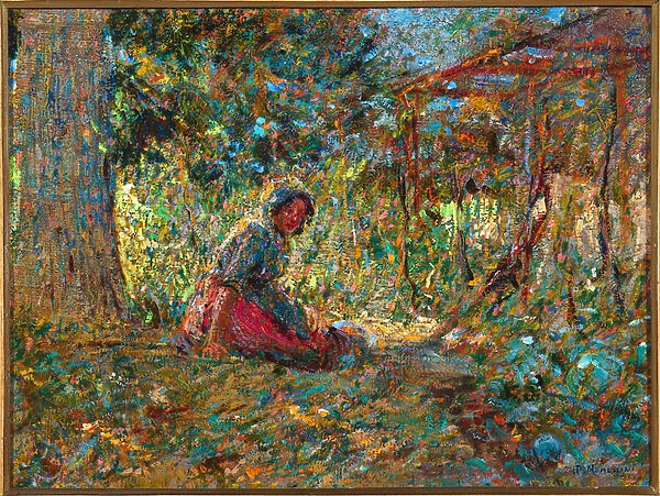 In the garden, c. 1891 (oil on canvas)