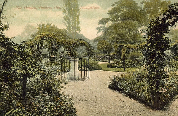 The Garden, Golders Hill, Hampstead (colour photo)
