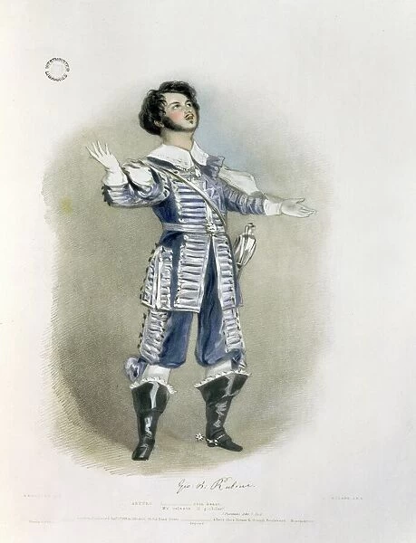 Giovanni Battista Rubini (1794-1854) as Arturo in I Puritani