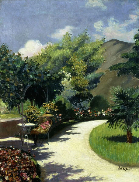 Girl in a Garden, Le Pradet; Fillette au Jardin, Le Pradet, c.1925 (oil on canvas)