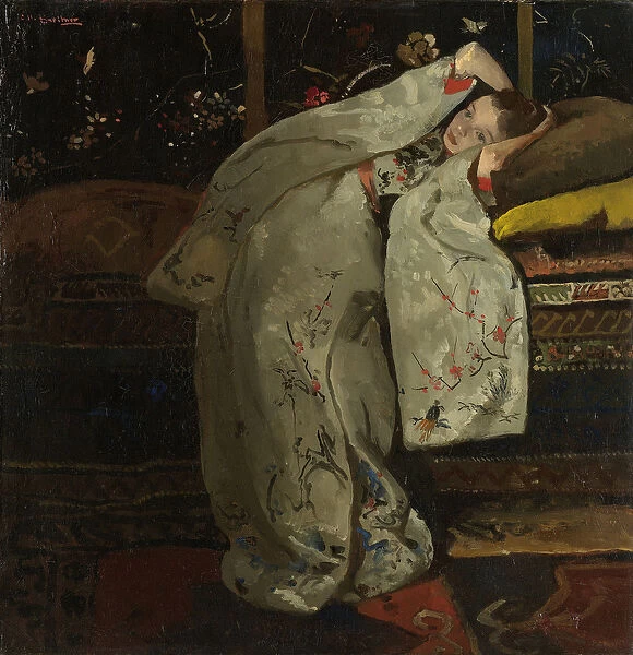 Girl in a White Kimono, 1894 (oil on canvas)