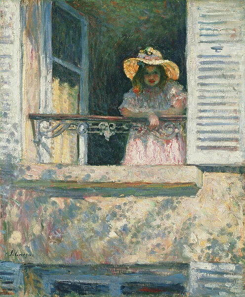 Girl at the Window; Fillette a la Fenetre, c. 1903-1904 (oil on canvas)