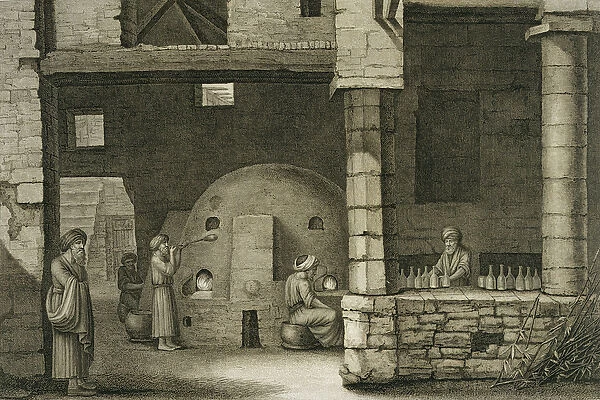The Glass Bottle Maker, from Volume II Arts and Trades of Description of Egypt