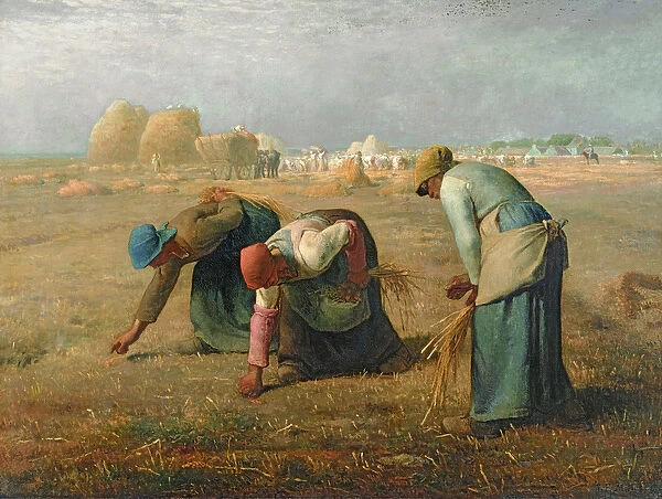 The Gleaners, 1857 (oil on canvas)