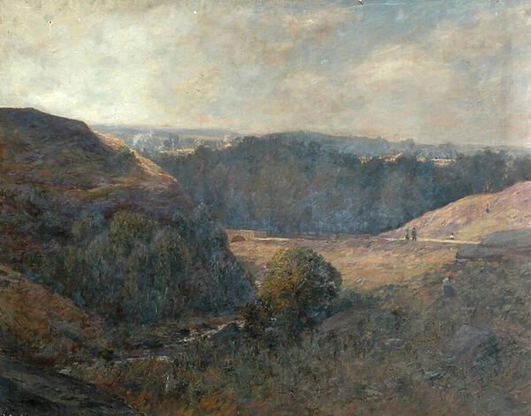 The glen, Eldwick (oil on canvas)