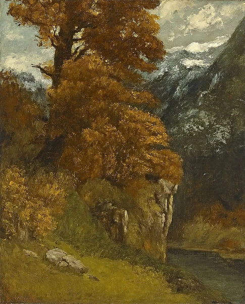The Glen at Ornans, 1866 (oil on canvas)