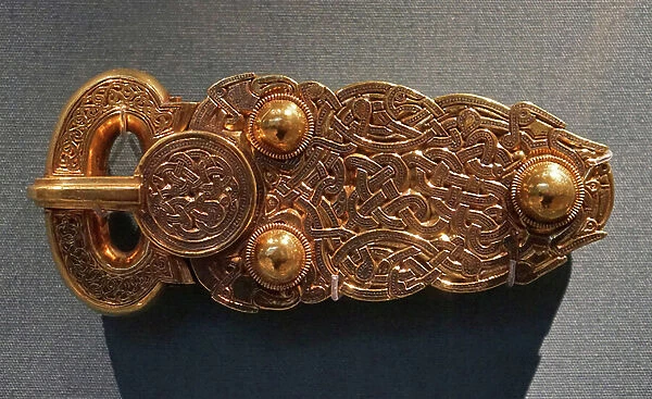Gold buckle from the Sutton Hoo Hoard