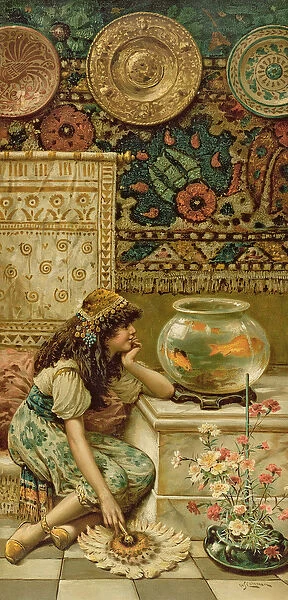Goldfish, from the Pears Annual, Christmas, 1893