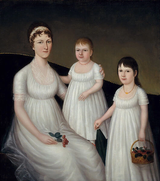 Grace Allison McCurdy and her Daughters, Mary Jane and Letitia Grace, c
