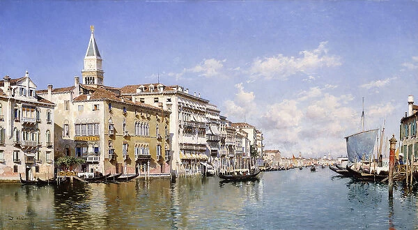 The Grand Canal, Venice, 1883 (oil on canvas)