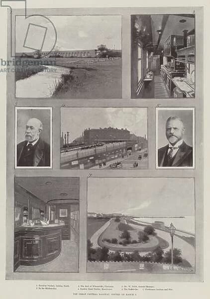 The Great Central Railway, opened on 9 March (litho)