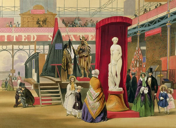Great Exhibition, 1851: the American stand (print)