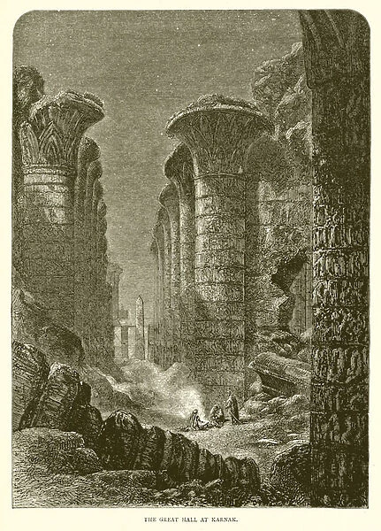 The Great Hall at Karnak (engraving)