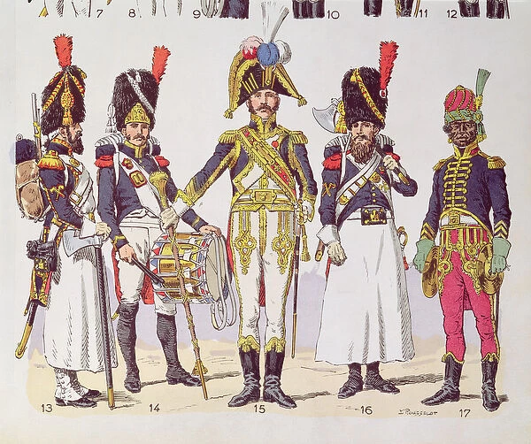 Grenadier Guards of the First Empire (colour litho)