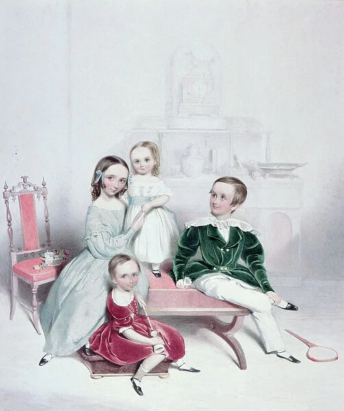 A Group of Children, 19th century