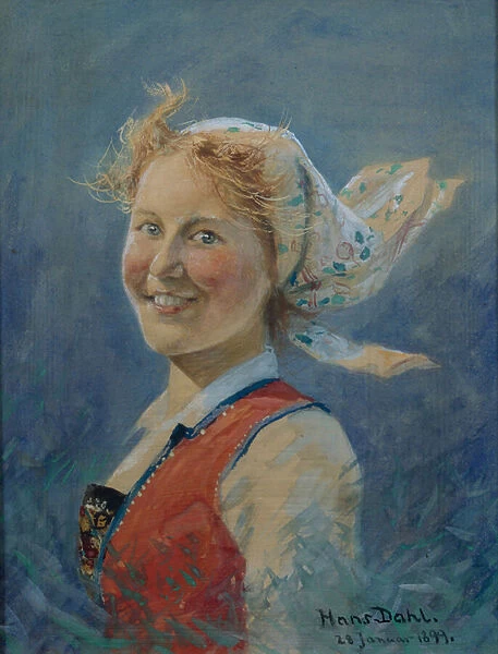 Happy, 1899 (oil on canvas)