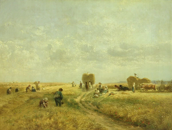 Harvest Time, 1871 (oil on canvas)