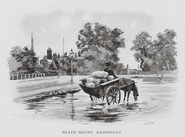 Heath Mount, Hampstead (litho)