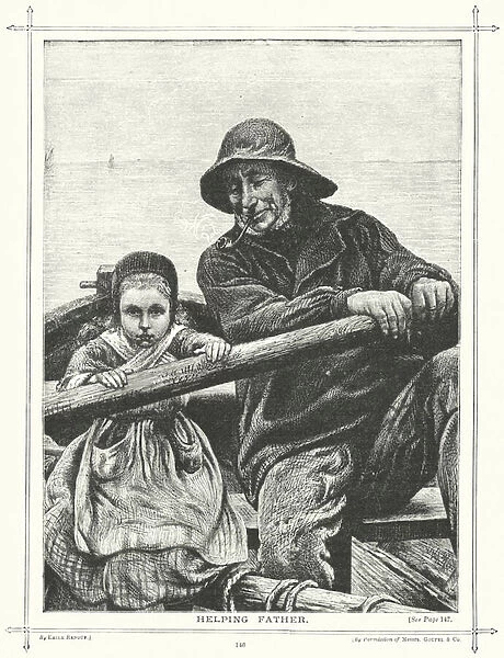 Helping Father (engraving)