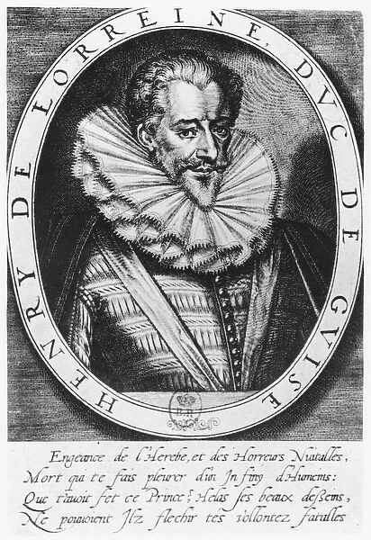 Henri de Lorraine, Duc de Guise (engraving)