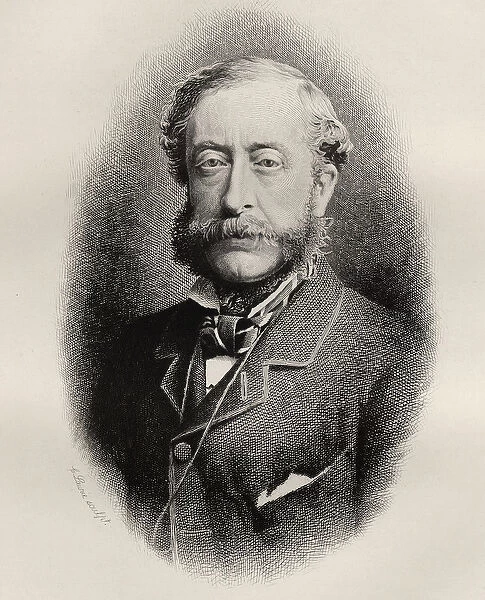 Henry Howard Molyneux Herbert, 4th Earl of Carnarvon, engraved by C