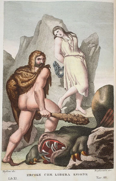 Hercules saves Hesione or Ercole che Libera Enione, Book XI