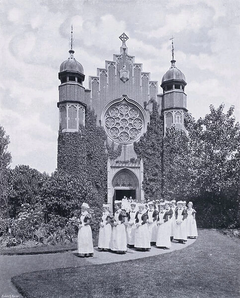 Holloway Sanatorium, Virginia Water: Chapel and Choir (b  /  w photo)