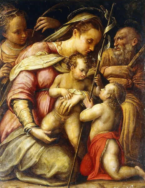 The Holy Family with the Infant Saint John the Baptist and Saint Catherine