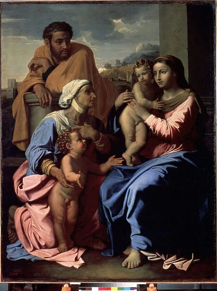 The Holy Family with John the Baptist and Saint Elizabeth, 1655