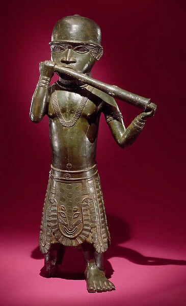 Hornblower, from Benin, Nigeria (bronze)