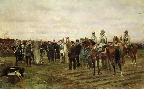 The Hostages: Souvenir of the 1870-71 Campaign, 1878 (oil on canvas)