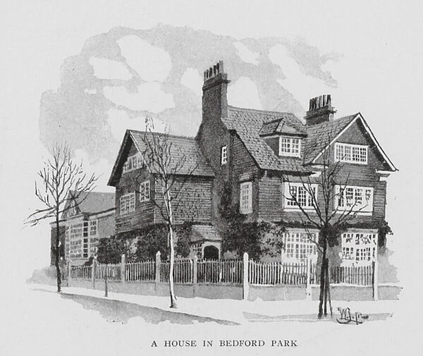A House in Bedford Park (litho)