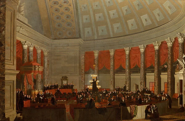 The House of Representatives, c. 1822 (oil on canvas)