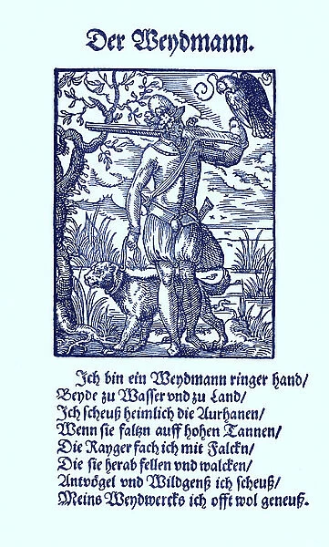 Huntsman. 3793215 Huntsman by Amman, Jost (1539-91); (add.info.