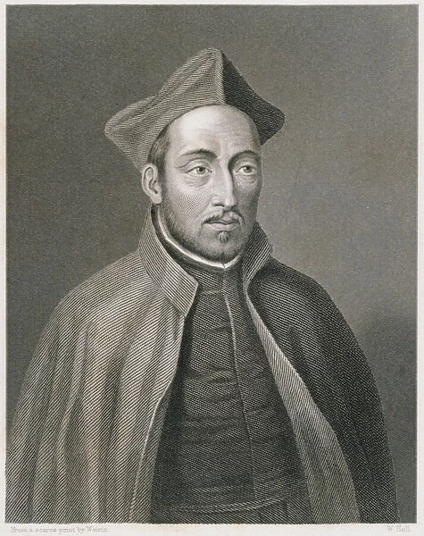 Ignatius de Loyola, engraved by W. Holl, from World Religion, published by A