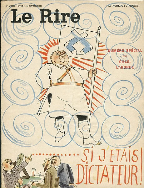 Illustration of Chas-Laborde (1886-1941) for the Cover of Le Lire