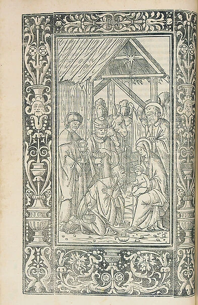 Illustration from the Decachordum Christianum by Marcus Vigerius (1446-1516), Fano