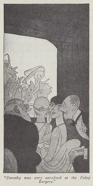 Illustration for Gentlemen Prefer Blondes by Anita Loos (litho)