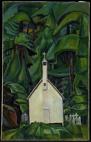 Indian Church, 1929 (oil on canvas)