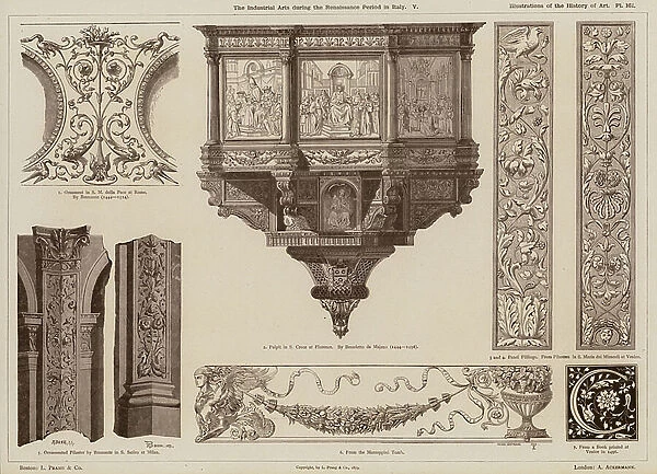 The Industrial Arts during the Renaissance Period in Italy (engraving)