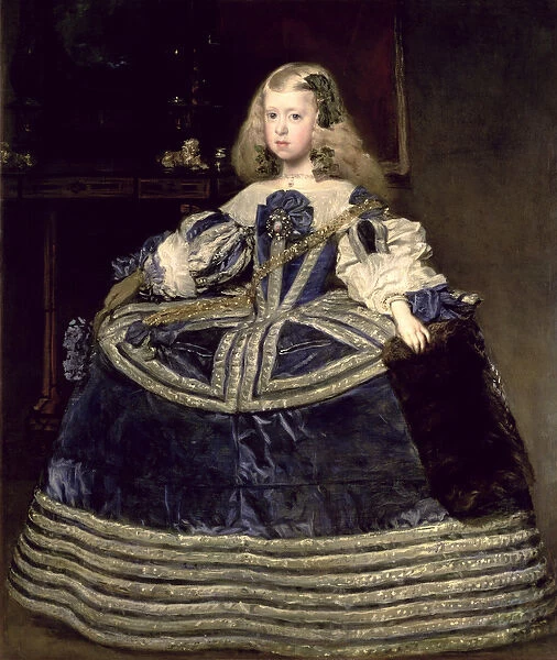 Infanta Margarita (1651-73) in Blue, 1659 (oil on canvas)