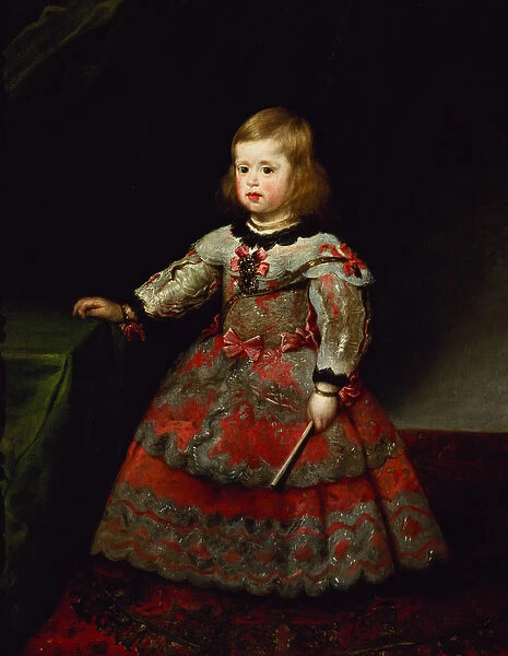 The Infanta Maria Margarita (1651-73) of Austria as a Child (oil on canvas)