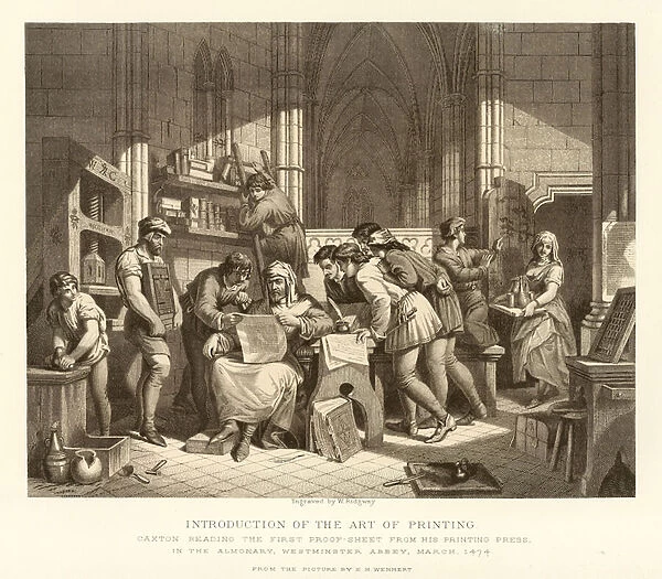 Introduction of the art of printing (engraving)