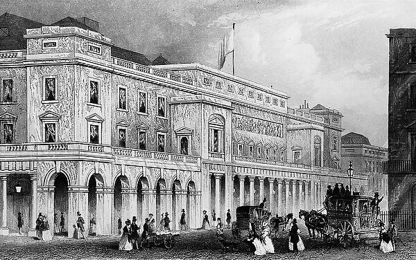 Italian Opera House, c. 1850 (engraving)
