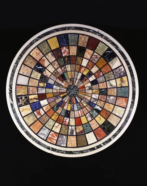Prints of An Italian specimen marble table top marble