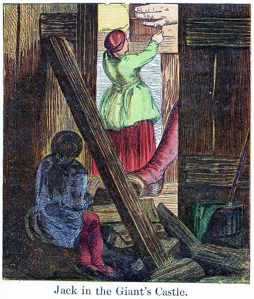Jack in the Giants castle, 1867 (chromolitho)